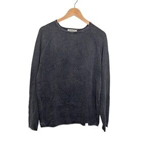 Cedar Wood State Mens Gray Crew Neck Long Sleeve Pullover T-Shirt Size Large